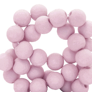 Perles acryliques 6 mm mat Lilac vintage