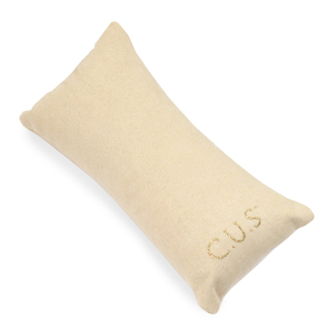 Pr&eacute;sentoir bijoux coussin velours C.U.S&reg; Beige naturel