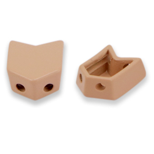 Perles tile fl&egrave;che Rose dusty