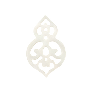 Pendentifs coquillage specials boh&egrave;me Blanc (couleur naturelle)