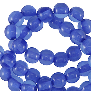 Perles Polaris rond 6mm Cristallo Bleu royal fonc&eacute;&nbsp;