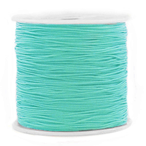 Fil macram&eacute; 0.8mm Bleu turquoise fonc&eacute;