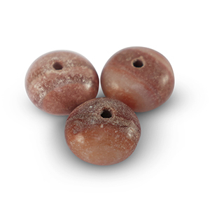 Pierres naturelles Calcaire et Marbre rondelles 5x8mm Rouge cerise