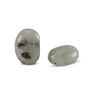 Pierres naturelles perles Quartz oval Gris fum&eacute;