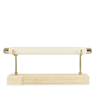 Pr&eacute;sentoir bijoux pour bagues Naturel-dor&eacute;