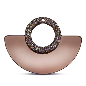 Pendentifs accroche-regard Cuivre m&eacute;tallique paillet&eacute;