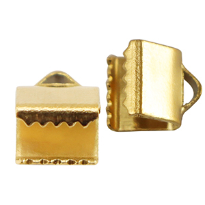 Appr&ecirc;ts en acier Inox griffe ruban 6mm Dor&eacute;