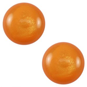 Cabochon classique 7mm Polaris Elements Jais Orange citrouille