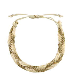 Bracelets tendance Beige-dor&eacute;