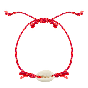 Bracelets tendance cauri Rose-violet