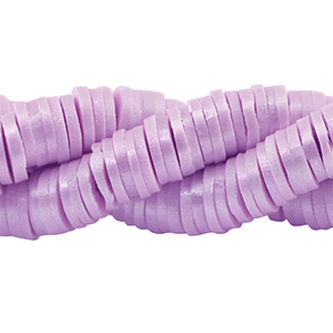 Perles Katsuki Heishi 4mm Violet lilas-pearl shine coating