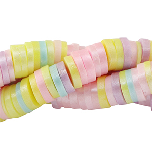 Perles Katsuki Heishi 4mm Multicolore-pearl shine coating