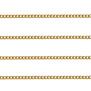 Appr&ecirc;ts en acier Inox cha&icirc;ne maille jaseron gourmette D&oacute;re