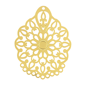 Breloques en acier Inox boh&egrave;mes Dor&eacute;