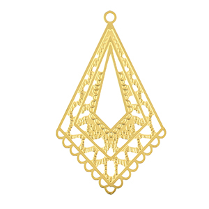 Breloques en acier Inox boh&egrave;mes Dor&eacute;