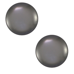 Cabochon classique 20mm Polaris Elements Lucido Anthracite