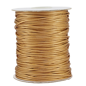 Fil macram&eacute; tress&eacute; 1.5mm Dor&eacute;