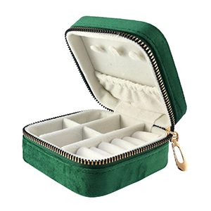 Bo&icirc;te &agrave; bijoux de voyage Vert
