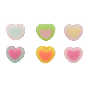 Perles acryliques Multicolore