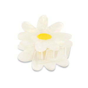 Accessoires pour cheveux pince &agrave; cheveux fleur Blanc