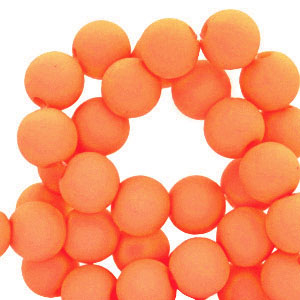 Perles acryliques 4 mm Orange