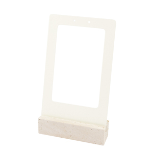 Pr&eacute;sentoir bijoux pour boucles d'oreilles Natural-blanc cass&eacute;