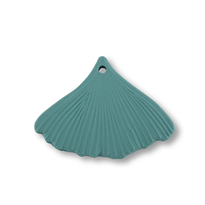 Pendentifs acryliques feuille Vert fonce