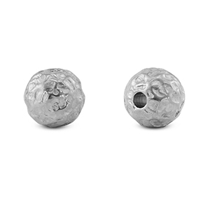 Perles en acier inox 8mm Argent&eacute;