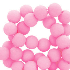 Perles acryliques 6 mm Rose