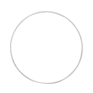 Appr&ecirc;ts en m&eacute;tal DQ anneau ferm&eacute; 30mm Argent&eacute; antique (sans nickel)