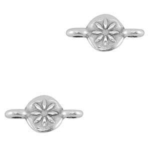 Breloques en m&eacute;tal DQ connecteur Argent&eacute; antique (sans nickel)