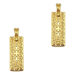 Breloques en m&eacute;tal DQ Dor&eacute; (sans nickel)