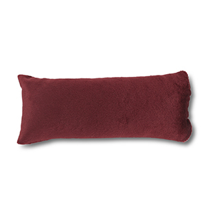 Pr&eacute;sentoir bijoux coussin velours doux Rouge bordeaux