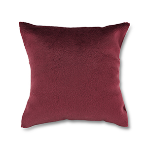 Pr&eacute;sentoir bijoux coussin velours doux Rouge bordeaux
