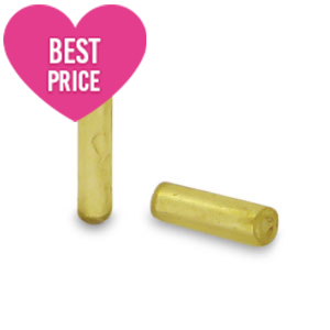 Perles de rocailles Special Bugles Dor&eacute; verd&acirc;tre