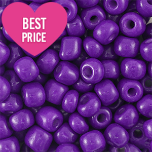 Perles de rocailles 12/0 (2mm) Violet fonc&eacute;