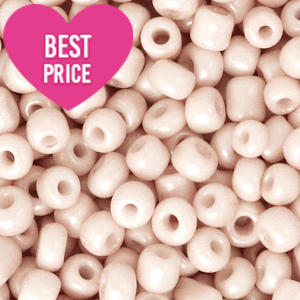 Perles de rocailles 8/0 (3mm) Rose fleurs de printemps