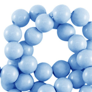 Perles acryliques 18 mm brillant Bleu clair