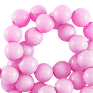 Perles acryliques 14 mm brillant Rose clair