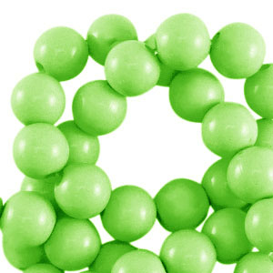 Perles acryliques 10 mm brillant Vert clair
