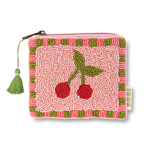BY31&reg; Trousse cerises Rose-rouge-vert
