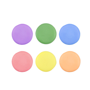 Perles acryliques disque m&eacute;lange Multicolore