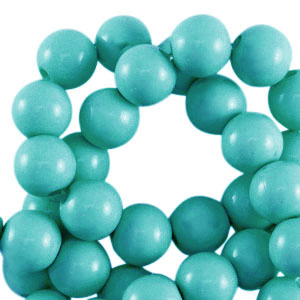 Perles acryliques 8 mm brillant Vert aqua