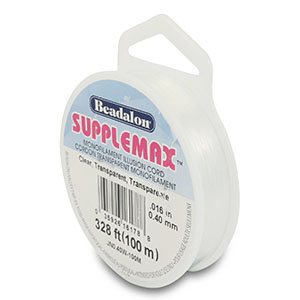 Beadalon Stringing Wire Supplemax 0.40mm Clear