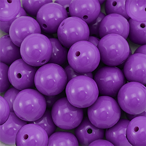 DQ Perles acryliques 18 mm Violet