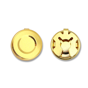 Cache-boutons en laiton Eco-brass&reg; Dor&eacute;