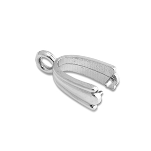 Appr&ecirc;ts en acier Inox b&eacute;li&egrave;re pour breloque Argent&eacute;