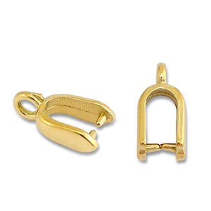 Appr&ecirc;ts en acier Inox b&eacute;li&egrave;re pour breloque Dor&eacute;