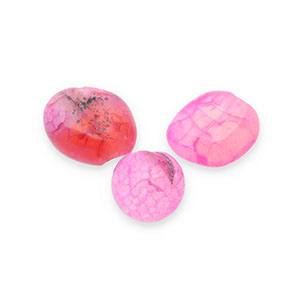 Pierres naturelles perles Quartz Rose multicolore