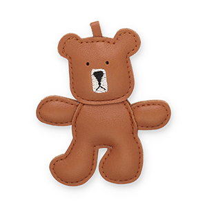 Pendentifs accroche-regard ourson Marron-beige-noir